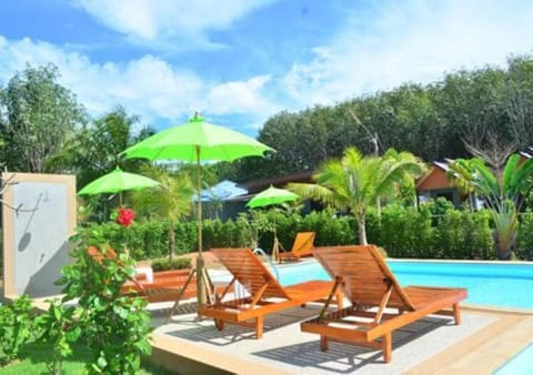 Property building, Pool view