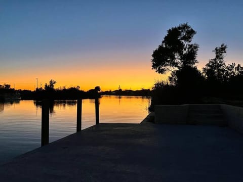 New 4 bed house on a canal facing south & door ramp, near golf course and softball House in Cape Coral