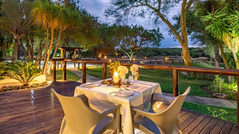 Patio, Natural landscape, View (from property/room), Dining area, Garden view