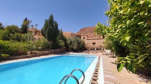 Nearby landmark, Spring, Day, Natural landscape, Mountain view, Pool view, Swimming pool, sunbed