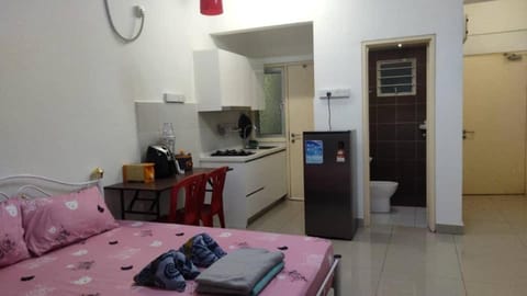 Bed, Kitchen or kitchenette, minibar, oven, pet friendly, stove