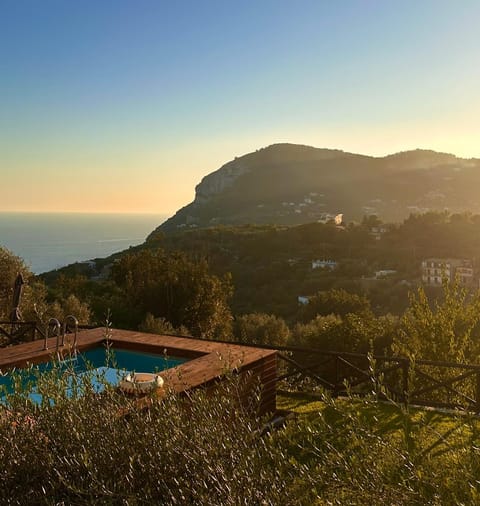 Natural landscape, Sea view, Swimming pool, Sunset