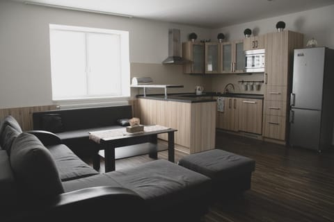 Kitchen or kitchenette, Living room