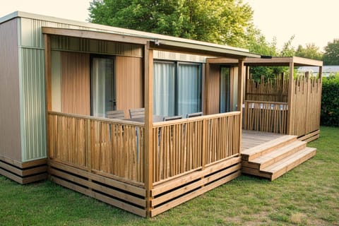 Property building, Patio, Garden view