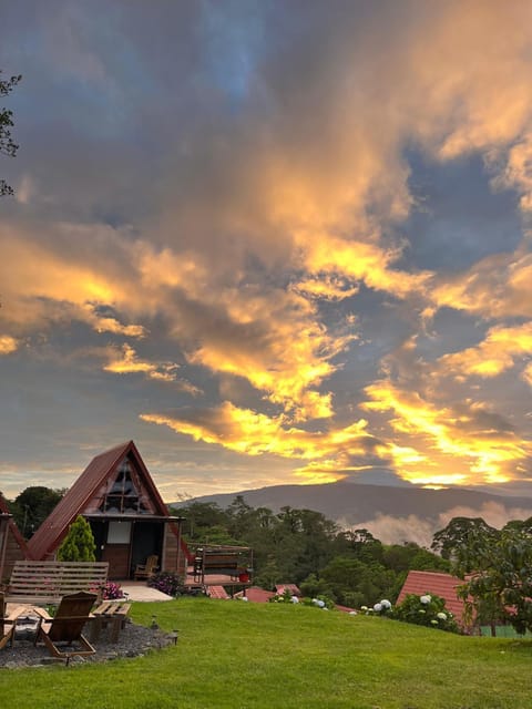 Natural landscape, Mountain view, Sunset