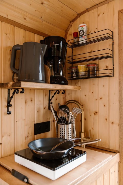 Coffee/tea facilities, Kitchen or kitchenette, stove