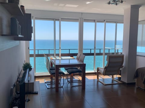 Living room, Dining area, Sea view
