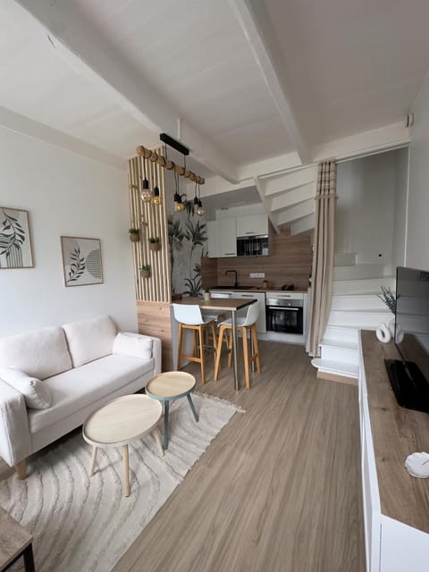 Kitchen or kitchenette, Living room, Seating area, Dining area, dishwasher, minibar, pet friendly, stove, stove, washing machine