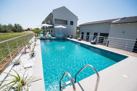 Property building, Pool view, Swimming pool