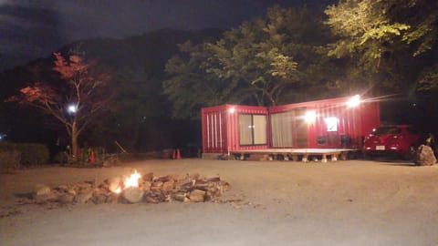 Property building, Night