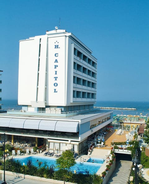 Property building, Pool view, Sea view, Swimming pool, Parking