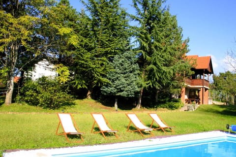 Natural landscape, Garden, Pool view, Swimming pool, sunbed