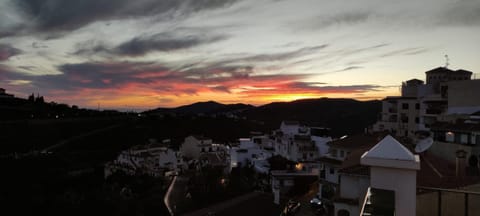 Natural landscape, Mountain view, Sunset