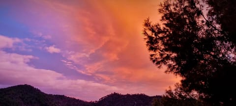 Mountain view, Sunset