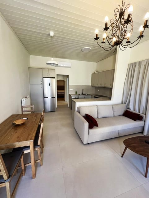 Kitchen or kitchenette, Living room, Seating area, Dining area, pet friendly, stove
