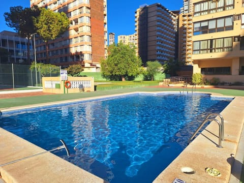 Property building, Facade/entrance, Pool view, Swimming pool