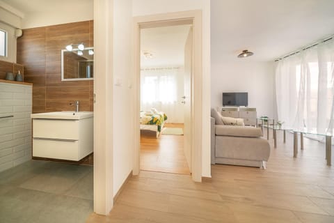 Bathroom, Living room