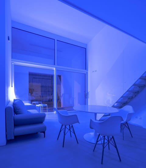 Living room, Seating area, Dining area