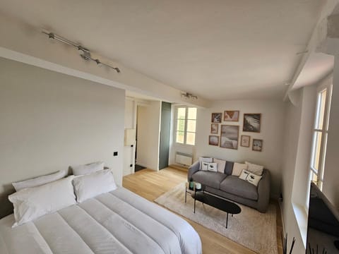 Bed, TV and multimedia, Living room, Photo of the whole room, Bedroom