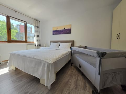 Bed, Photo of the whole room, Bedroom, cot, wardrobe