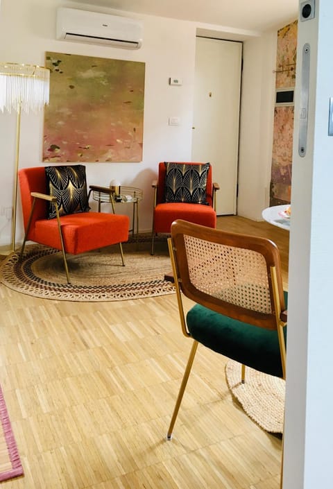 Living room, air conditioner