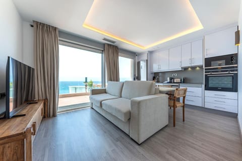 Communal lounge/ TV room, Living room, Dining area, Sea view