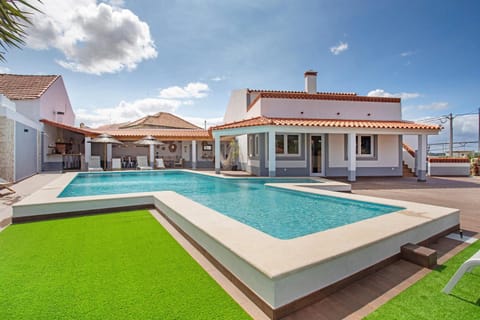 Property building, Living room, Swimming pool