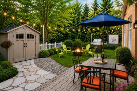 Property building, Patio, BBQ facilities, Garden, Garden view, Garden view, Area and facilities, Location