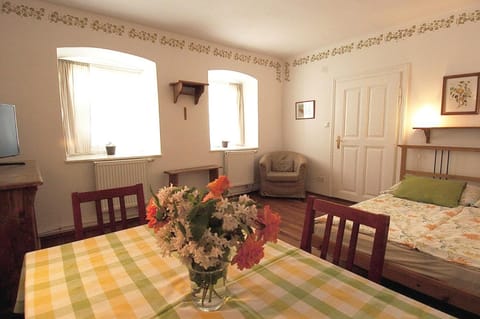 Property building, Living room, Bedroom