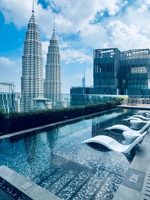 Property building, City view, Pool view, Swimming pool