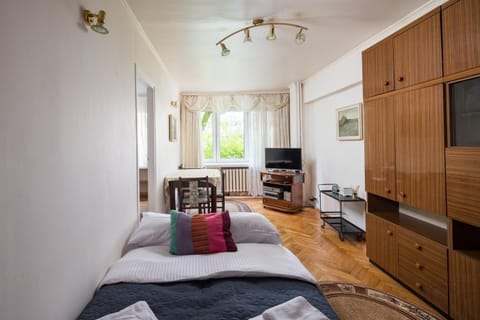 Communal lounge/ TV room, Bed, TV and multimedia, Living room, Photo of the whole room, Seating area, Evening entertainment, Bedroom