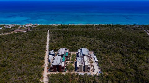 Property building, Natural landscape, Bird's eye view, Beach, Sea view, Swimming pool