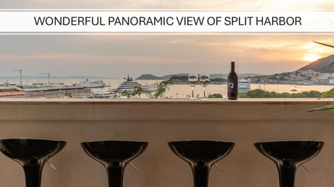 BREGOS SUPERIOR APARTMENT - unique design 3-BR - unbelievable panoramic view of Split - walking distance from UNESCO palace and Bacvice beach - free parking - BURALUX properties Apartment in Split