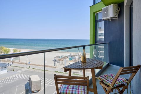 Day, Natural landscape, View (from property/room), Balcony/Terrace, Beach, Sea view