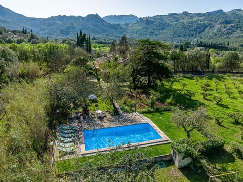 Natural landscape, Bird's eye view, Garden, Garden view, Pool view, Swimming pool, sunbed