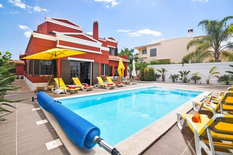 Property building, Living room, Swimming pool