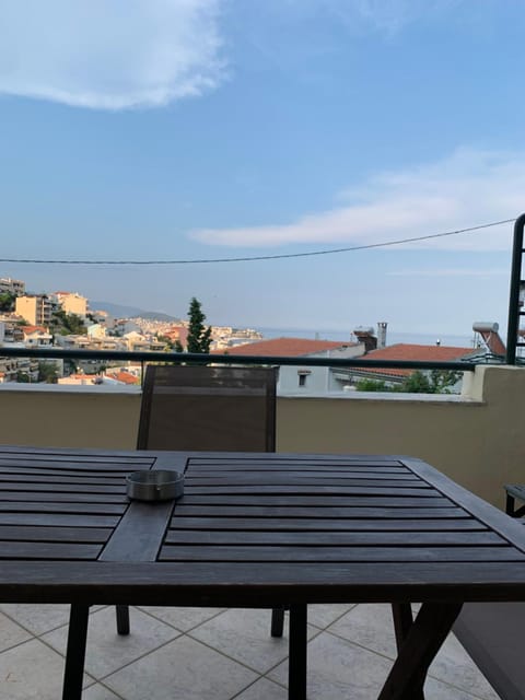 Patio, Day, Natural landscape, View (from property/room), Balcony/Terrace, Dining area, Sea view