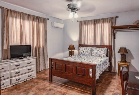 Bed, TV and multimedia, Coffee/tea facilities, Photo of the whole room, Seating area, Bedroom, air conditioner