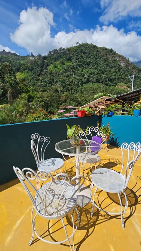 Patio, Spring, Off site, Day, Natural landscape, Balcony/Terrace, Mountain view