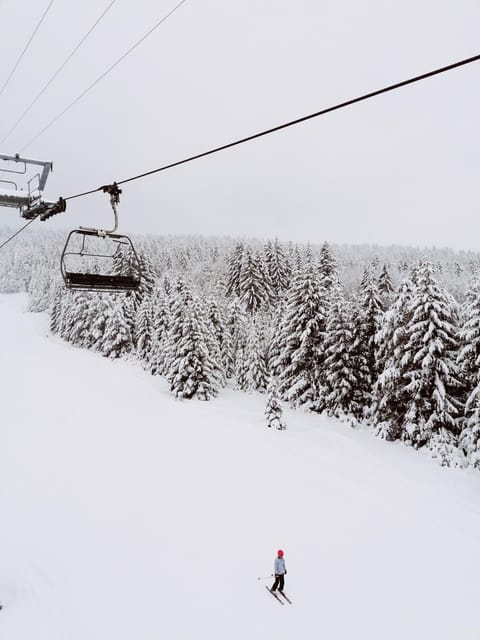 Natural landscape, Winter, Skiing