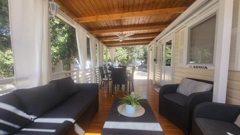 Patio, Day, View (from property/room), Balcony/Terrace, Living room, Seating area, Dining area