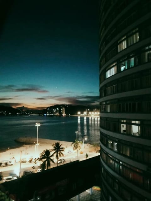 Night, Natural landscape, City view, Sea view
