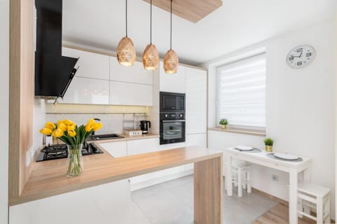 Kitchen or kitchenette, dishwasher, microwave, stove