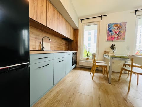 Kitchen or kitchenette, oven, stove