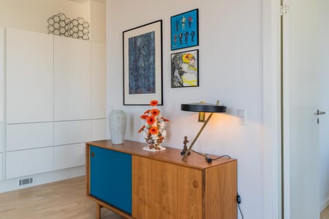 View from the 18th floor over whole of Copenhagen. Apartment in Copenhagen