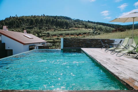 Natural landscape, Mountain view, Pool view, Swimming pool
