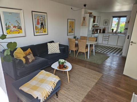 Lejlighed A med dejlig gårdhave på Thurø Kæledyr er IKKE gratis og skal tilføjes Apartment in Svendborg