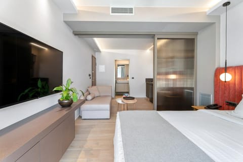 TV and multimedia, Photo of the whole room, Seating area, Bedroom