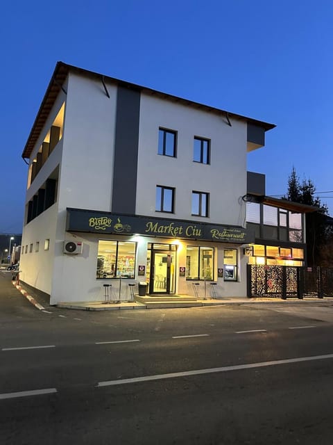 Property building, Night, Parking