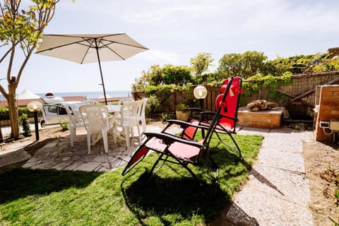 Garden, Garden, Sea view, sunbed